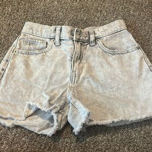 old navy white jean shorts